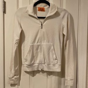 White juicy velour jacket